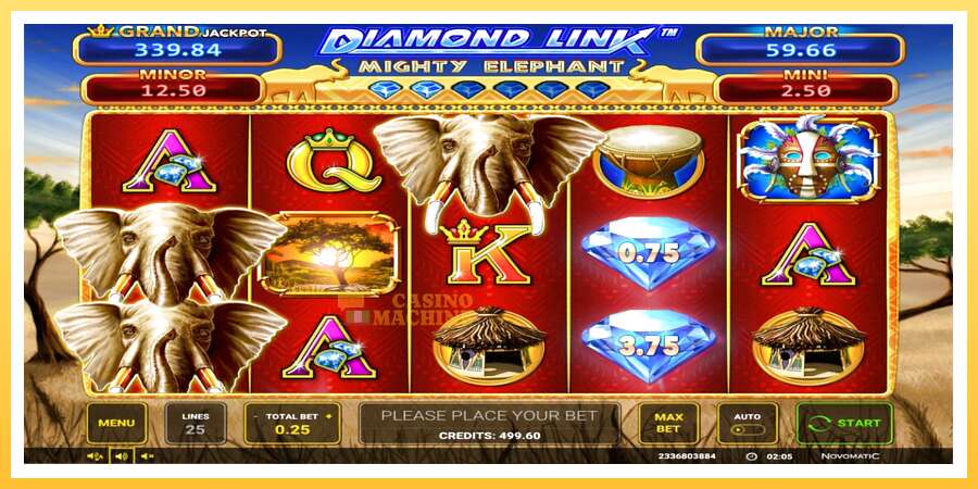 Diamond Link: Mighty Elephant: ပိုက်ဆံအတွက်ကစား, ပုံ 1