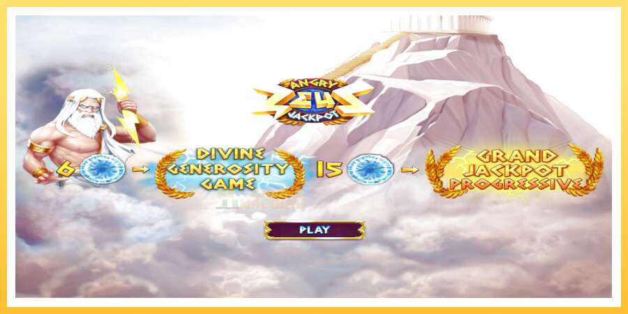 Angry Zeus Jackpot: ပိုက်ဆံအတွက်ကစား, ပုံ 1