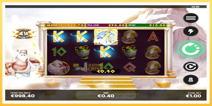 Angry Zeus Jackpot: ပိုက်ဆံအတွက်ကစား, ပုံ 3