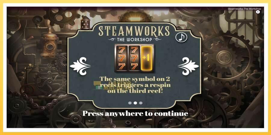 Steamworks - The Workshop: ပိုက်ဆံအတွက်ကစား, ပုံ 1