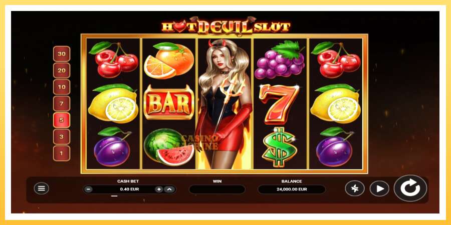 Hot Devil Slot: ပိုက်ဆံအတွက်ကစား, ပုံ 1