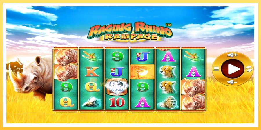 Raging Rhino Rampage: ပိုက်ဆံအတွက်ကစား, ပုံ 1