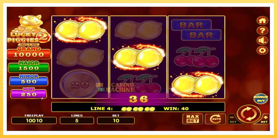 Lucky Piggies 2 Hold & Win: ပိုက်ဆံအတွက်ကစား, ပုံ 3