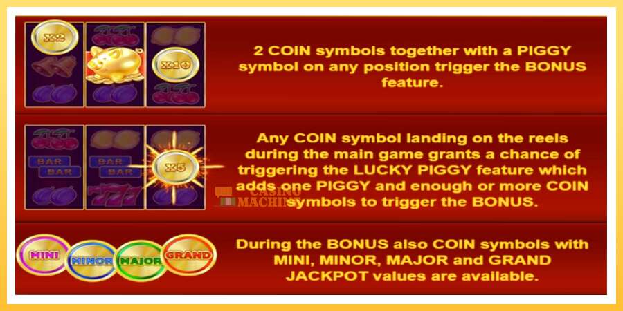 Lucky Piggies 2 Hold & Win: ပိုက်ဆံအတွက်ကစား, ပုံ 5