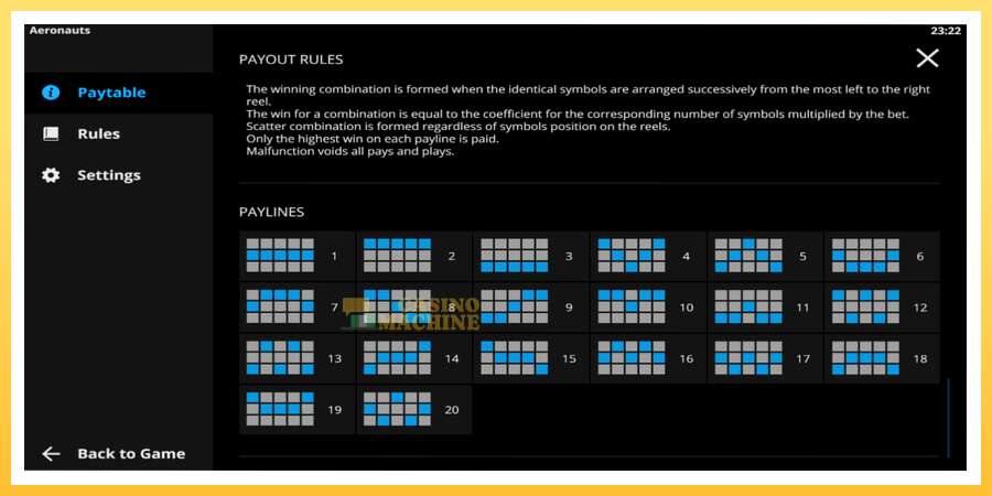 Aeronauts: ပိုက်ဆံအတွက်ကစား, ပုံ 5