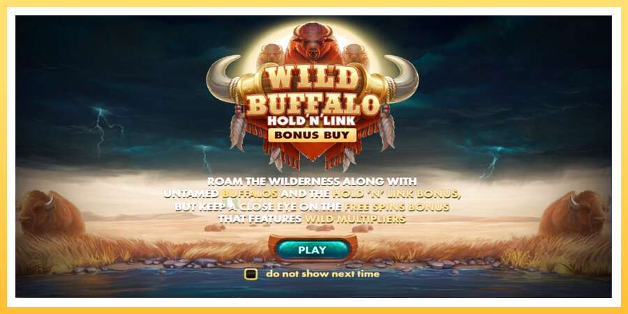 Wild Buffalo Hold N Link Bonus Buy: ပိုက်ဆံအတွက်ကစား, ပုံ 1