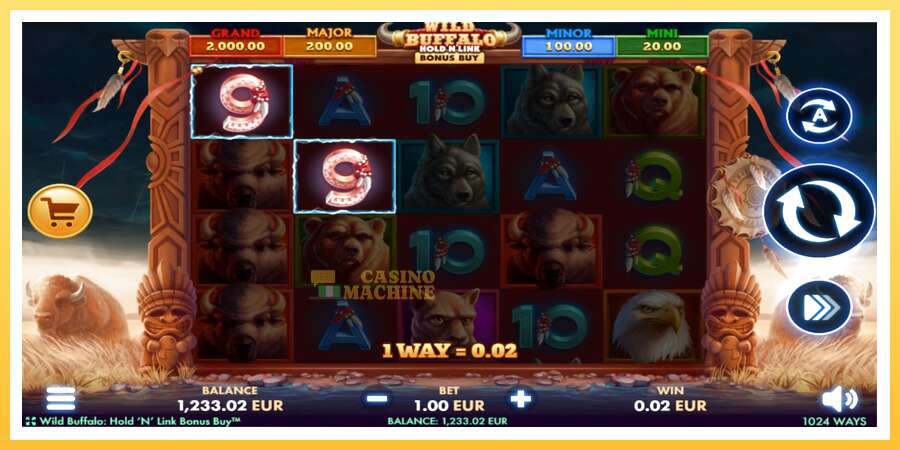 Wild Buffalo Hold N Link Bonus Buy: ပိုက်ဆံအတွက်ကစား, ပုံ 3