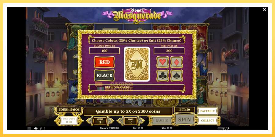 Royal Masquerade: ပိုက်ဆံအတွက်ကစား, ပုံ 4