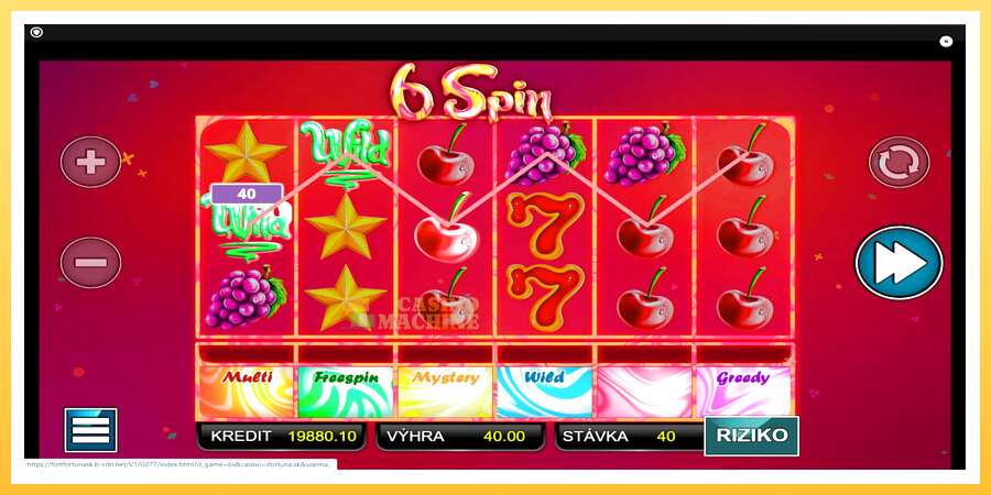 6 Spin: ပိုက်ဆံအတွက်ကစား, ပုံ 4