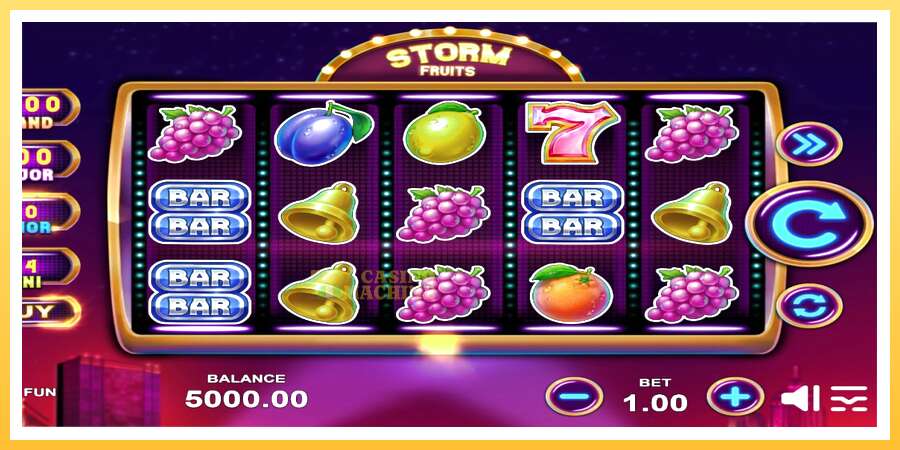 Storm Fruits: ပိုက်ဆံအတွက်ကစား, ပုံ 1