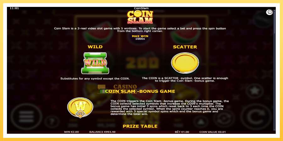 Coin Slam: ပိုက်ဆံအတွက်ကစား, ပုံ 5