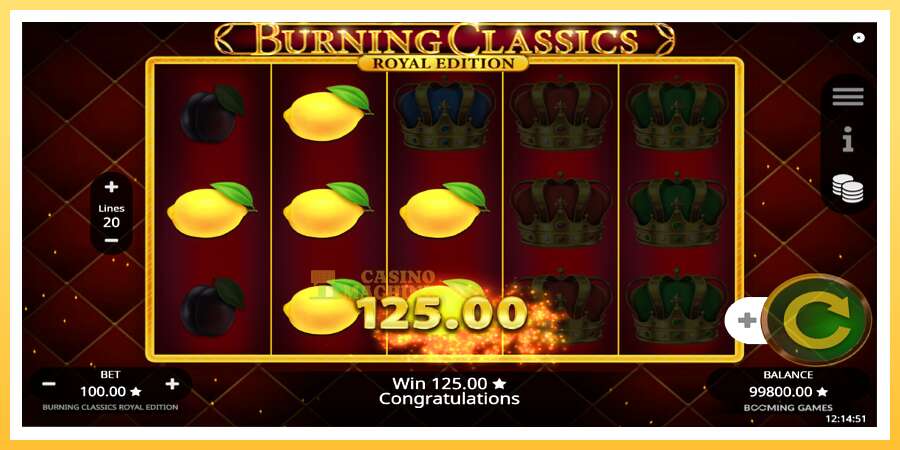 Burning Classics Royal Edition: ပိုက်ဆံအတွက်ကစား, ပုံ 3