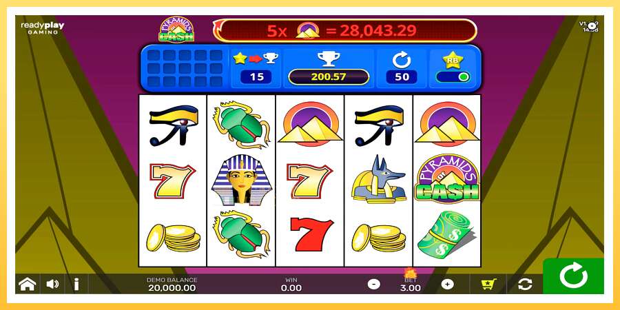 Pyramids of Cash with Reel Bingo: ပိုက်ဆံအတွက်ကစား, ပုံ 1