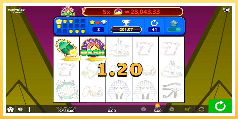 Pyramids of Cash with Reel Bingo: ပိုက်ဆံအတွက်ကစား, ပုံ 3