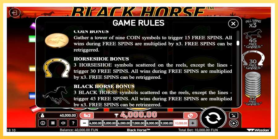 Black Horse: ပိုက်ဆံအတွက်ကစား, ပုံ 3