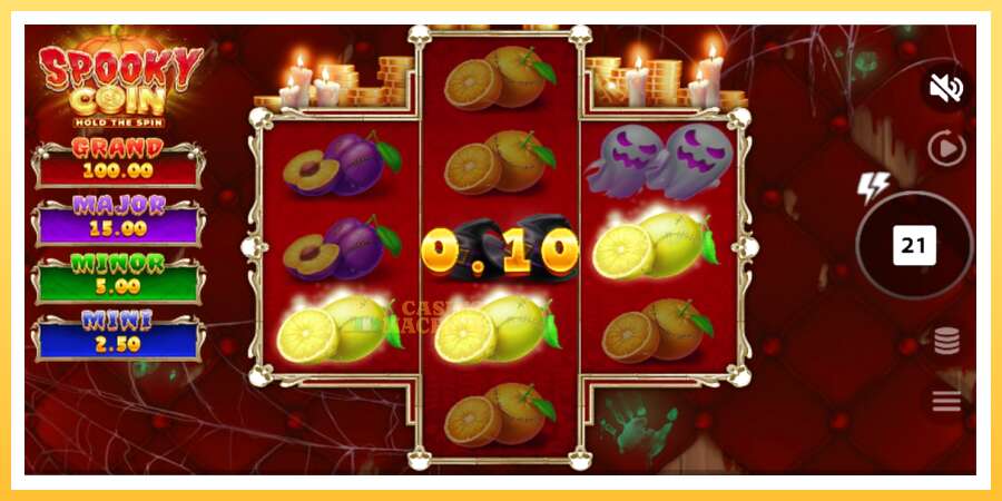 Spooky Coin Hold The Spin: ပိုက်ဆံအတွက်ကစား, ပုံ 3