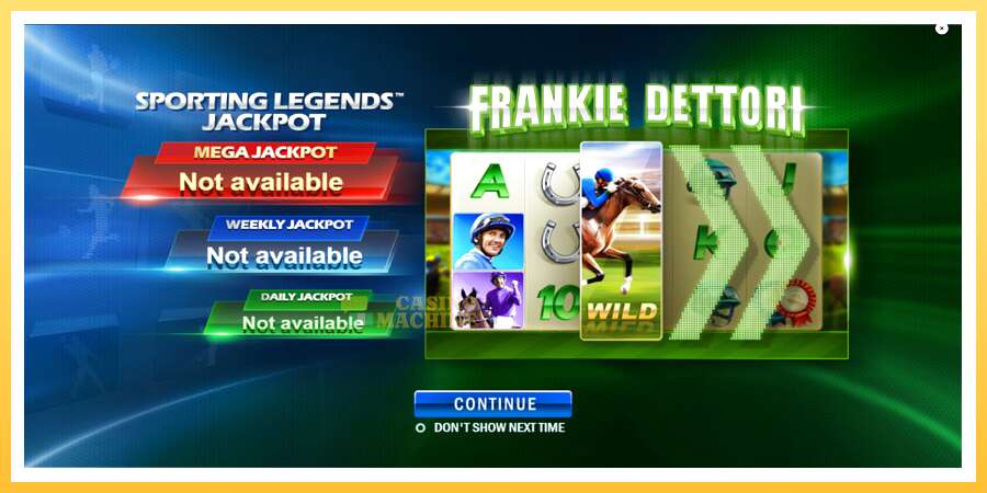 Frankie Dettori Sporting Legends: ပိုက်ဆံအတွက်ကစား, ပုံ 1