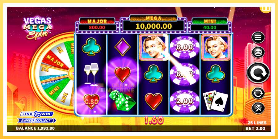 Vegas Mega Spin: ပိုက်ဆံအတွက်ကစား, ပုံ 3