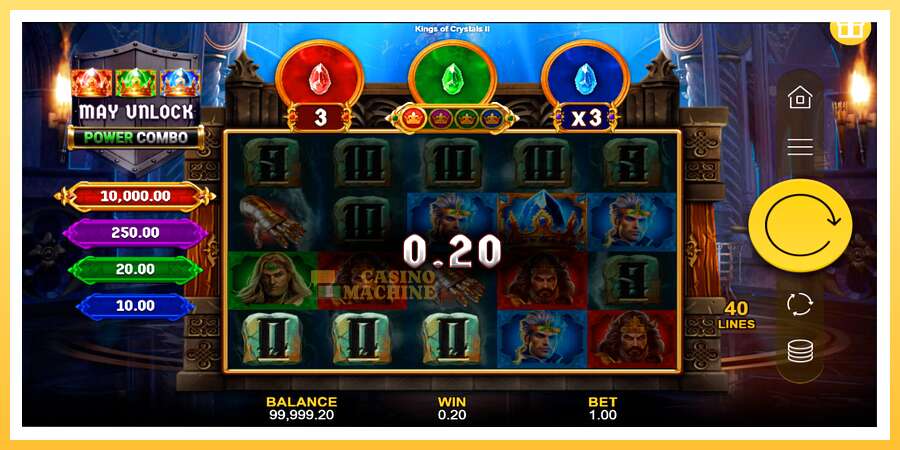 Kings of Crystals II Power Combo: ပိုက်ဆံအတွက်ကစား, ပုံ 2