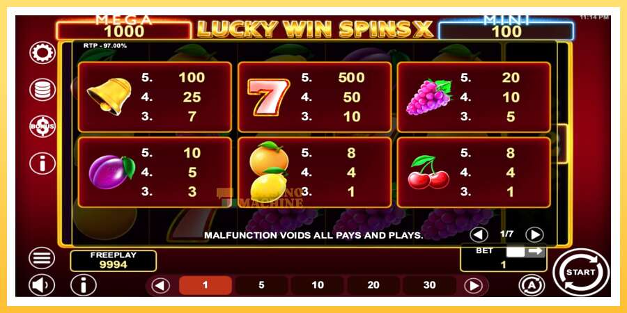 Lucky Win Spins X: ပိုက်ဆံအတွက်ကစား, ပုံ 4