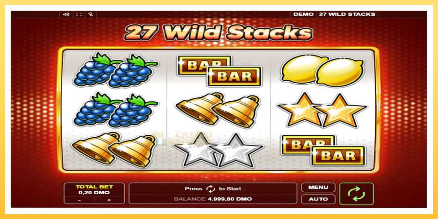 27 Wild Stacks: ပိုက်ဆံအတွက်ကစား, ပုံ 1