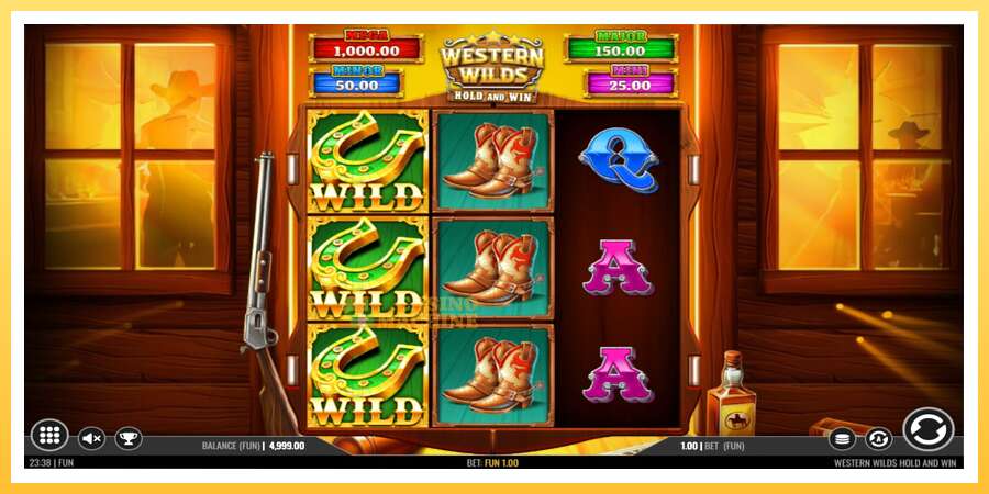 Western Wilds Hold and Win: ပိုက်ဆံအတွက်ကစား, ပုံ 2