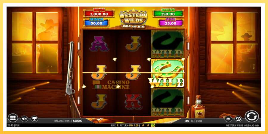 Western Wilds Hold and Win: ပိုက်ဆံအတွက်ကစား, ပုံ 3