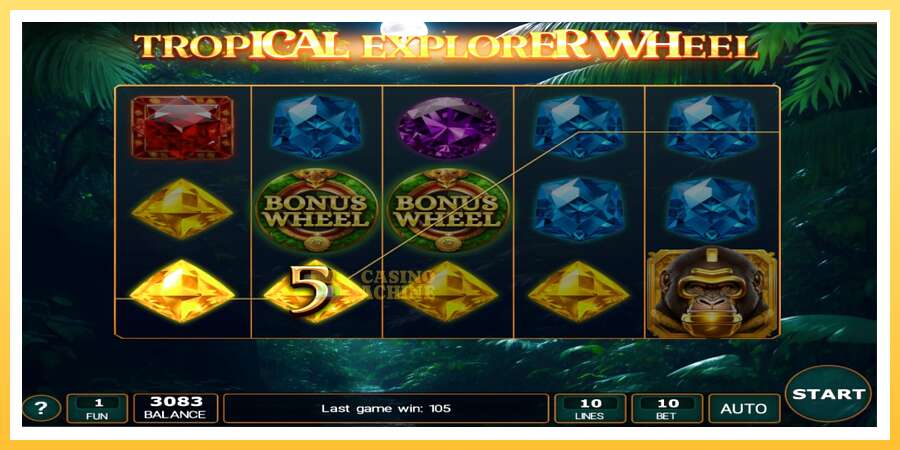 Tropical Explorer Wheel: ပိုက်ဆံအတွက်ကစား, ပုံ 3