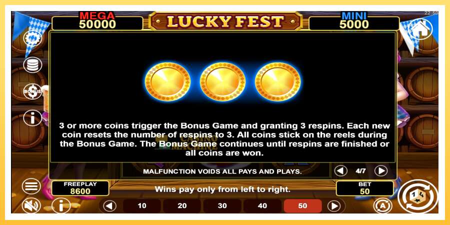 Lucky Fest Hold & Win: ပိုက်ဆံအတွက်ကစား, ပုံ 7