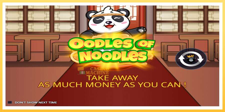 Oodles of Noodles: ပိုက်ဆံအတွက်ကစား, ပုံ 1