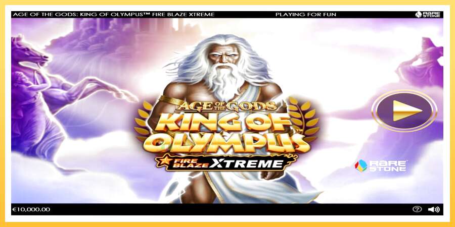 Age of the Gods: King of Olympus Fire Blaze Xtreme: ပိုက်ဆံအတွက်ကစား, ပုံ 1