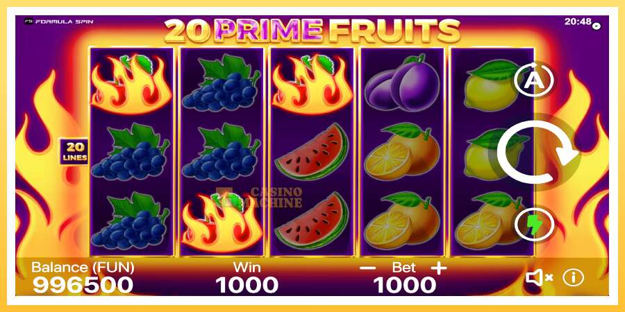 20 Prime Fruits: ပိုက်ဆံအတွက်ကစား, ပုံ 3