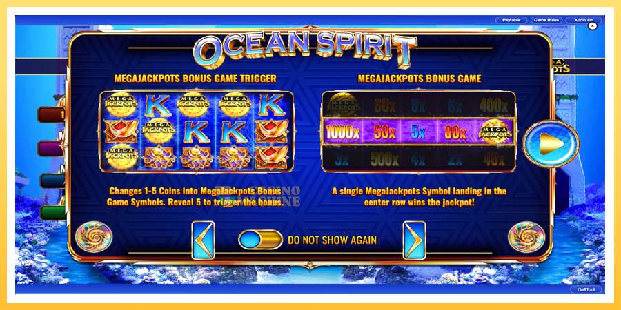 Ocean Spirit MegaJackpots: ပိုက်ဆံအတွက်ကစား, ပုံ 2