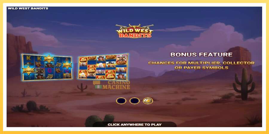 Wild West Bandits: ပိုက်ဆံအတွက်ကစား, ပုံ 1