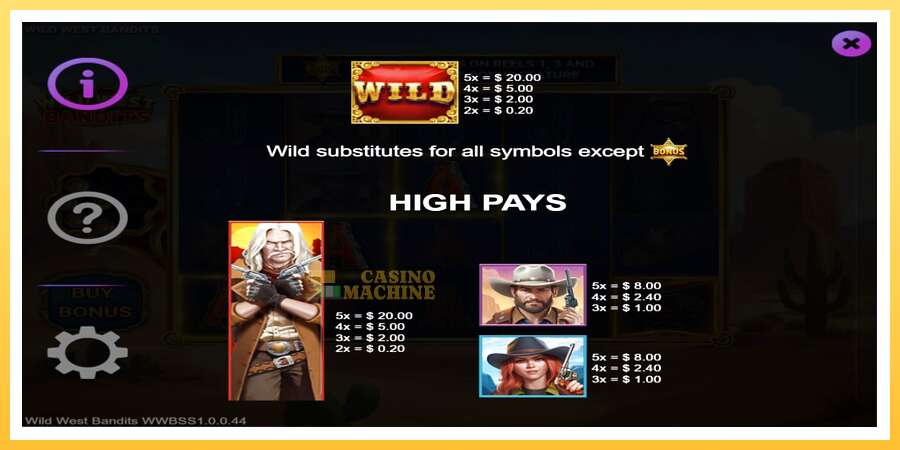 Wild West Bandits: ပိုက်ဆံအတွက်ကစား, ပုံ 4