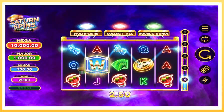 Saturn Spins Power Combo: ပိုက်ဆံအတွက်ကစား, ပုံ 2