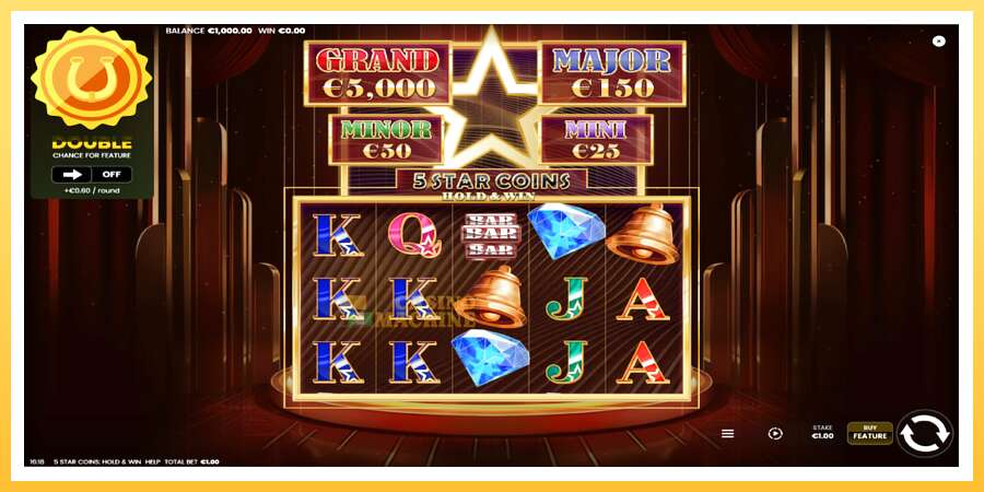 5 Star Coins: Hold & Win: ပိုက်ဆံအတွက်ကစား, ပုံ 2