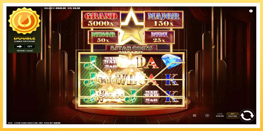 5 Star Coins: Hold & Win: ပိုက်ဆံအတွက်ကစား, ပုံ 3