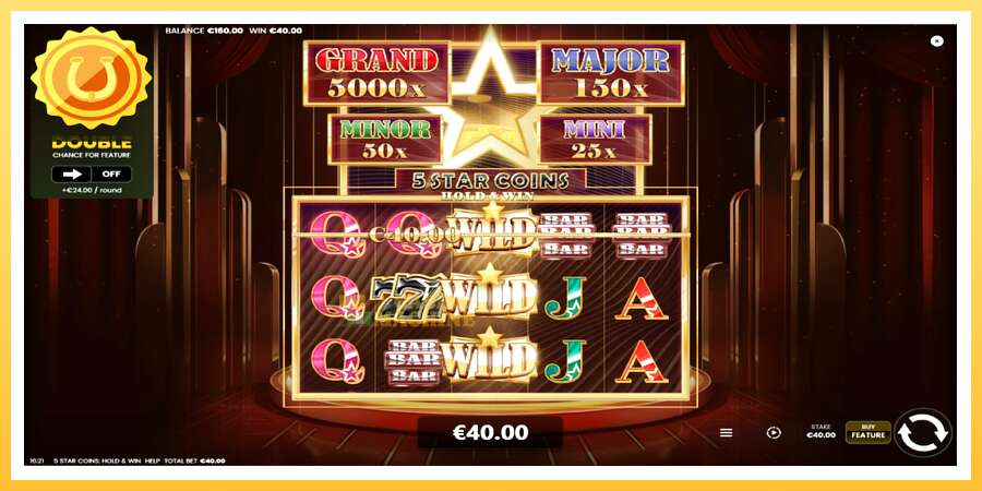 5 Star Coins: Hold & Win: ပိုက်ဆံအတွက်ကစား, ပုံ 4