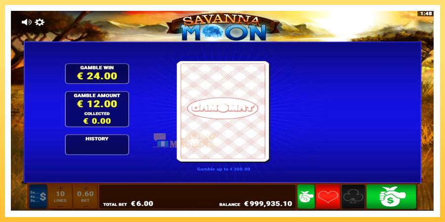 Savanna Moon: ပိုက်ဆံအတွက်ကစား, ပုံ 5