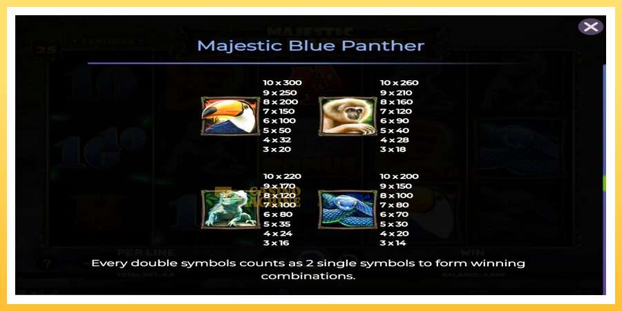 Majestic Blue Panther: ပိုက်ဆံအတွက်ကစား, ပုံ 6