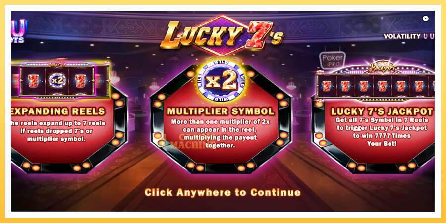 Lucky 7s: ပိုက်ဆံအတွက်ကစား, ပုံ 1