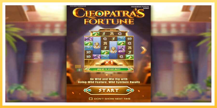 Cleopatras Fortune: ပိုက်ဆံအတွက်ကစား, ပုံ 1