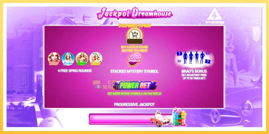 Jackpot Dreamhouse: ပိုက်ဆံအတွက်ကစား, ပုံ 1