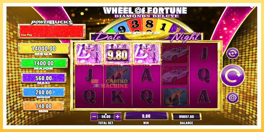 PowerBucks Wheel of Fortune Diamonds Deluxe Date Night: ပိုက်ဆံအတွက်ကစား, ပုံ 3