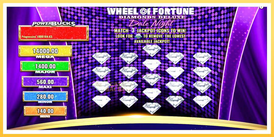 PowerBucks Wheel of Fortune Diamonds Deluxe Date Night: ပိုက်ဆံအတွက်ကစား, ပုံ 4