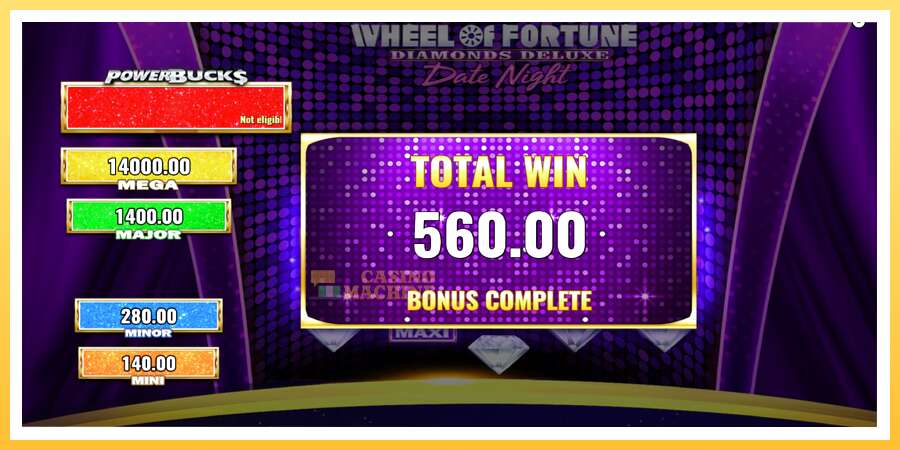 PowerBucks Wheel of Fortune Diamonds Deluxe Date Night: ပိုက်ဆံအတွက်ကစား, ပုံ 5