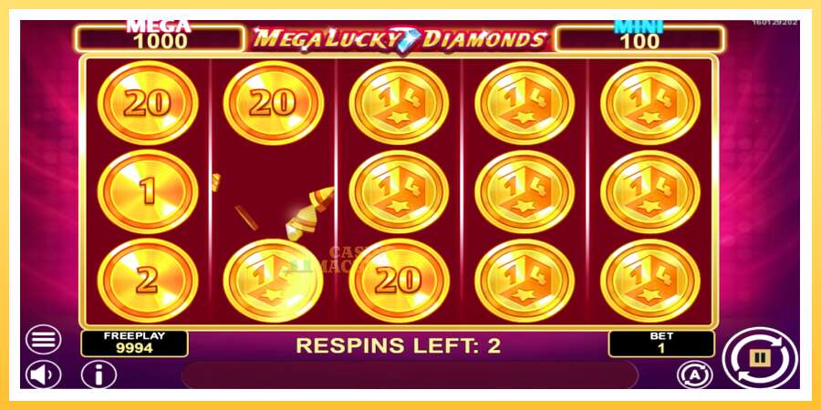 Mega Lucky Diamonds Hold & Win: ပိုက်ဆံအတွက်ကစား, ပုံ 3