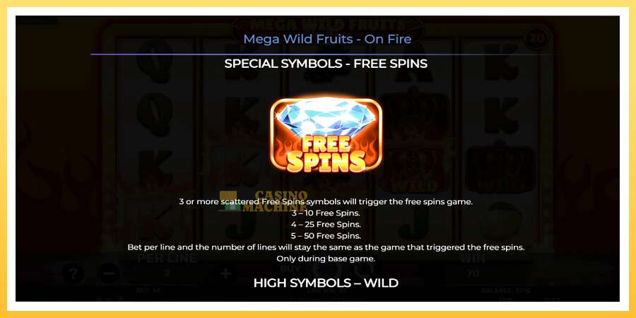 Mega Wild Fruits - On Fire: ပိုက်ဆံအတွက်ကစား, ပုံ 5