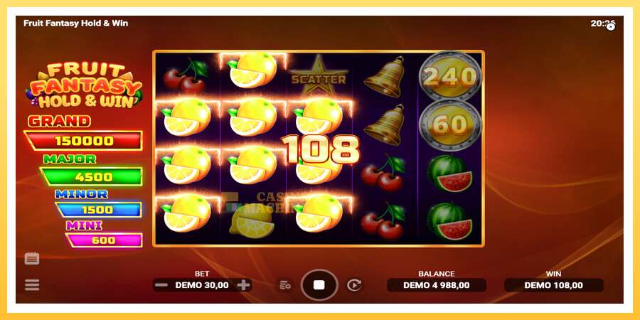 Fruit Fantasy Hold & Win: ပိုက်ဆံအတွက်ကစား, ပုံ 3